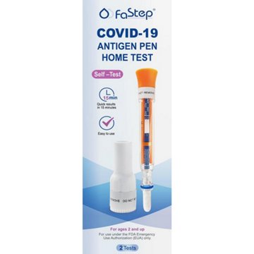 FaStep COVID-19 Antigen Pen Home Test, 2 ct