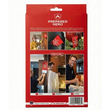 Prepared Hero Emergency Fire Blanket