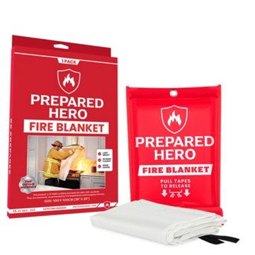Prepared Hero Emergency Fire Blanket