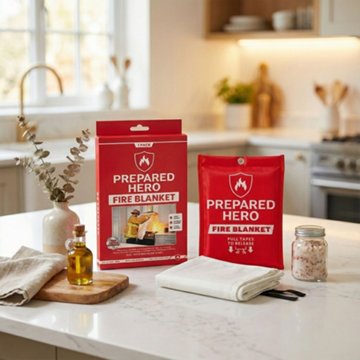 Prepared Hero Emergency Fire Blanket