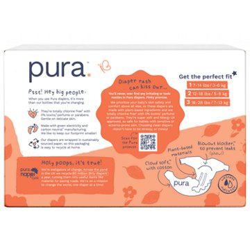 Pura Super Soft & Sensitive Diapers - Size 2