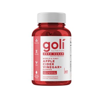 Goli Nutrition Zero Sugar Apple Cider Vinegar+ Gummies