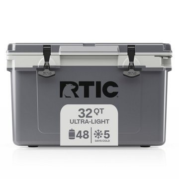 RTIC Hard Side Cooler - Gray, 32 qt