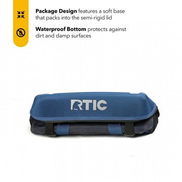 RTIC Soft Side Cooler Cooler - Navy, 27 qt