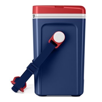 RTIC Hard Side Cooler - Navy & Red, 16 qt