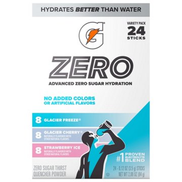 Gatorade Zero Sugar Advanced Hydration Sticks Variety Pack