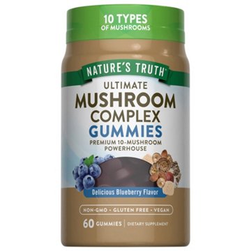 Nature's Truth Mushroom Complex Gummies Blueberry Flavor