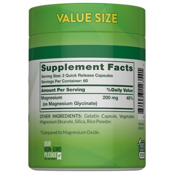 Nature's Truth Superior Absorption Magnesium Glycinate, 120 ct