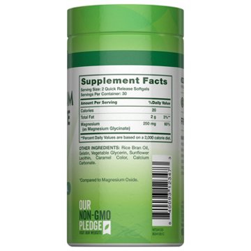 Nature's Truth High Absorption Magnesium Glycinate Softgels, 60 ct