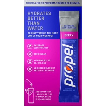 Propel Electrolyte Hydration Sticks Variety Pack