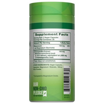 Nature's Truth Magnesium Glycinate And Ashwagandha