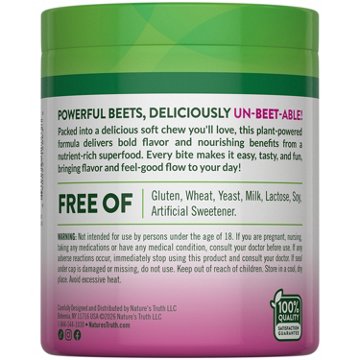 Nature's Truth Nitric Oxide Max Beet Root Soft Chews