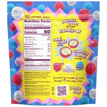Fruit Riot! Crunchy Candy Blueberries Mix Real Frozen Fruit