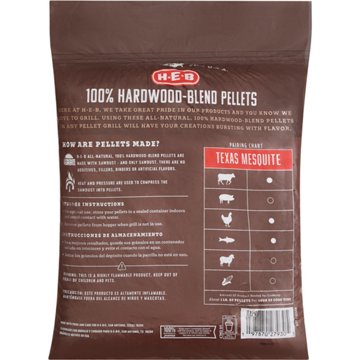 H-E-B 100% Hardwood-Blend Pellets - Texas Mesquite, 20 lb