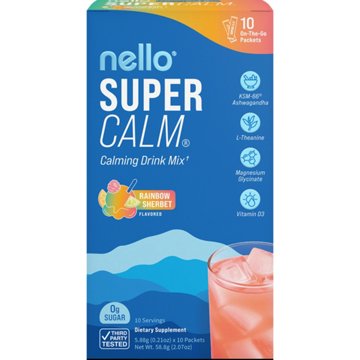 Nello Super Calm Rainbow Sherbet Drink Mix
