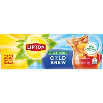 Lipton Decaffeinated Cold Brew Family Size Tea Bags