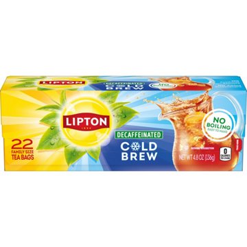 Lipton Decaffeinated Cold Brew Family Size Tea Bags