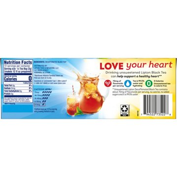 Lipton Decaffeinated Iced Tea Family Size Tea Bags