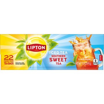 Lipton Southern Sweet Iced Tea Family Size Tea Bags