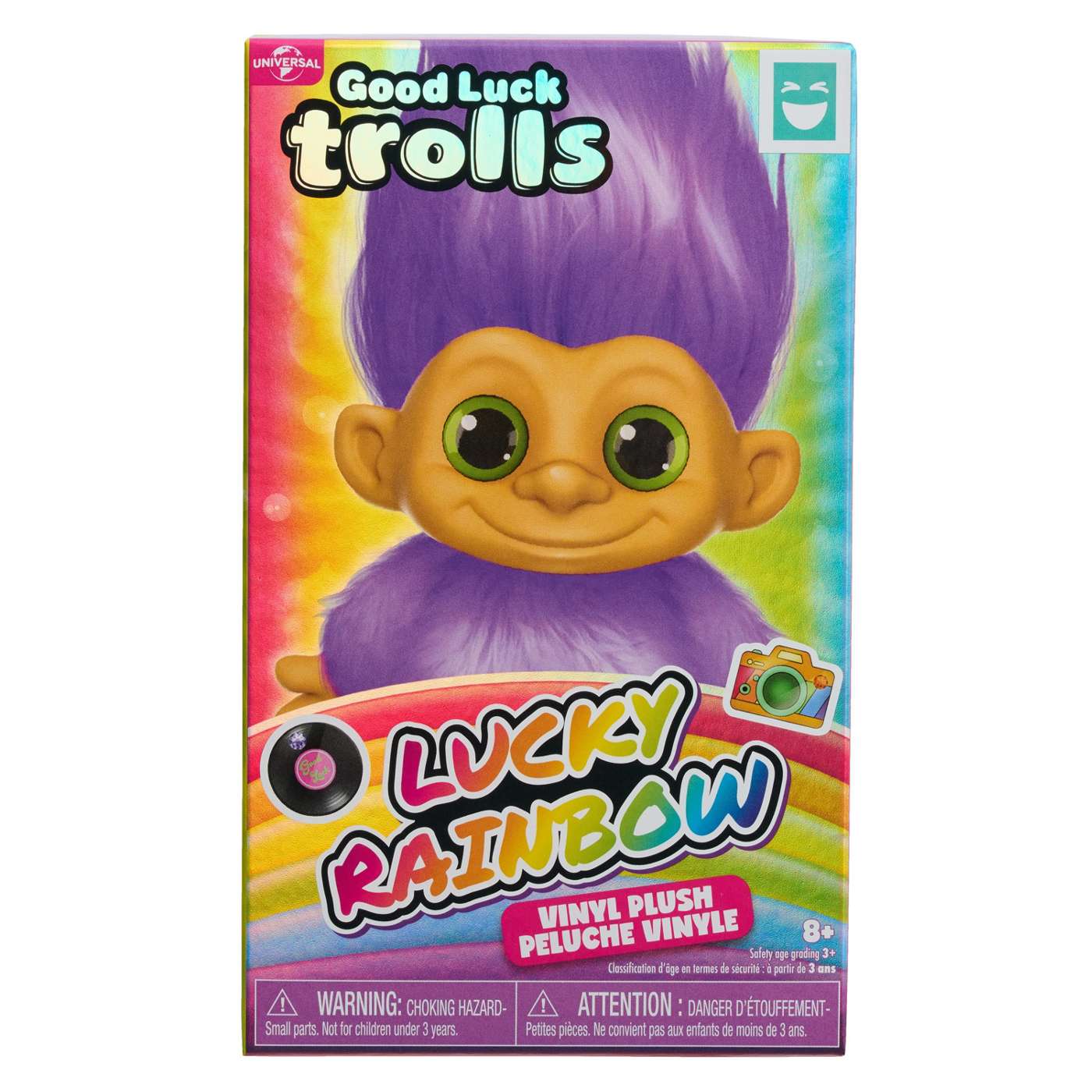 Happy Hauls Good Luck Trolls Lucky Rainbow Vinyl Plush Blind Box