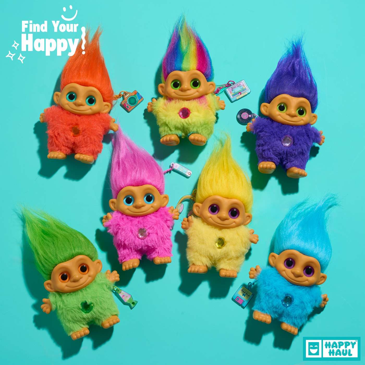 Happy Hauls Good Luck Trolls Lucky Rainbow Vinyl Plush Blind Box