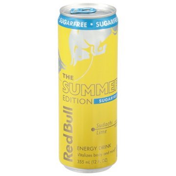 Red Bull Sugar Free Summer Edition Sudachi Lime Energy Drink