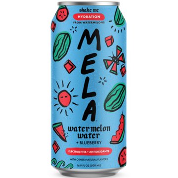 Mela Watermelon + Blueberry Water, 16.9 oz