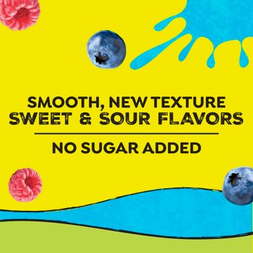 GoGo squeeZ SlymeZ Blueberry Raspberry Fruit Gel Pouches