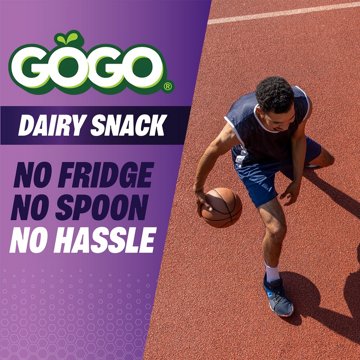 GoGo squeeZ Strawberry Dairy Protein Pouches, 4 ct