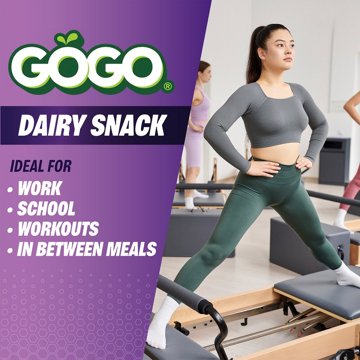 GoGo squeeZ Strawberry Dairy Protein Pouches, 10 ct