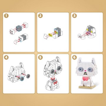 Zuru MAX Cheezee White Alley Cat Building Toy, 172 pc