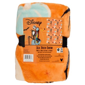The Nightmare Before Christmas Orange Silk Touch Throw, 50'' x 70''