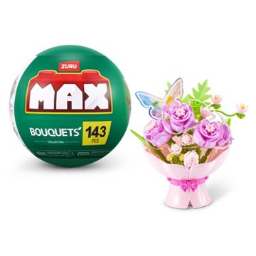 Zuru MAX LED Pink Bouquet Building Toy, 143 pc