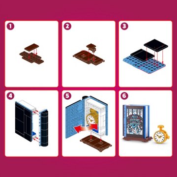 Zuru MAX Books Alice in Wonderland Building Set, 125 pc