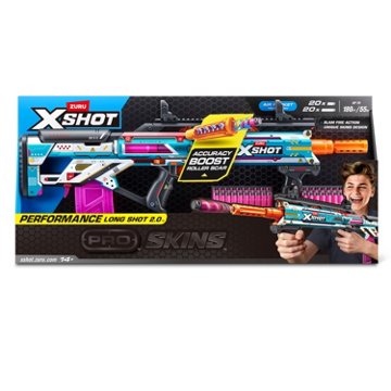 Zuru XSHOT Pro Skins Slam Fire Action Dart Blaster