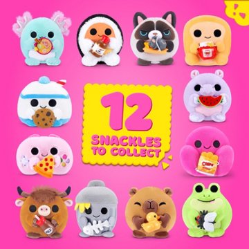 Zuru Snackles Series Mystery Plush, 2.5"
