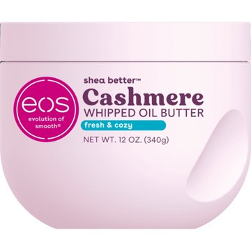 eos Shea Better Cashmere Whipped Oil Butter - Fresh & Cozy
