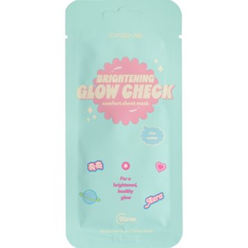 The Crème Shop Brightening Glow Check Comfort Sheet Mask
