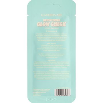The Crème Shop Brightening Glow Check Comfort Sheet Mask