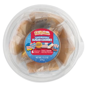 DecoCookies Patriotic 250th Hand-Decorated Cookies, 6 ct