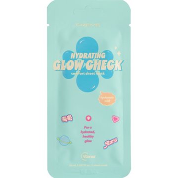 The Crème Shop Hydrating Glow Check Comfort Sheet Mask