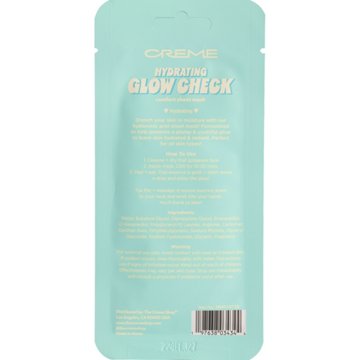The Crème Shop Hydrating Glow Check Comfort Sheet Mask