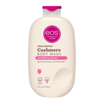 eos Shea Better Cashmere Body Wash - Strawberry Dream, 16 oz