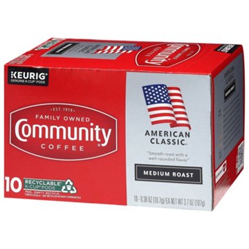 Community Coffee American Classic Medium Roast Single Serve Coffee K Cups