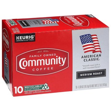 Community Coffee American Classic Medium Roast Single Serve Coffee K Cups