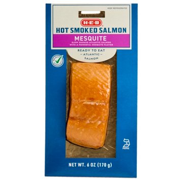 H-E-B Hot Smoked Atlantic Salmon - Mesquite