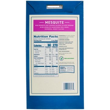 H-E-B Hot Smoked Atlantic Salmon - Mesquite