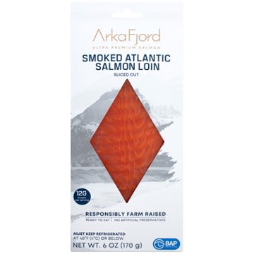 Arka Smoked Atlantic Salmon Loin, 6 oz