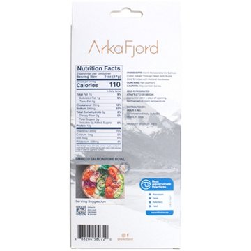 Arka Smoked Atlantic Salmon Loin, 6 oz