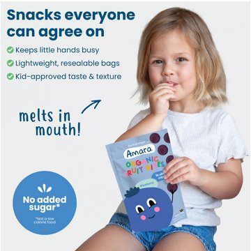 Amara Organic Fruit Bites - Blueberry